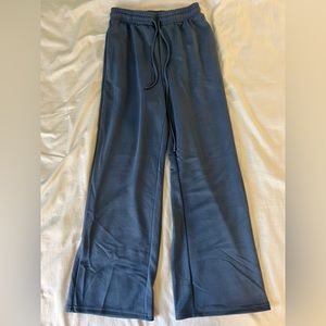 comfy blue sweatpants